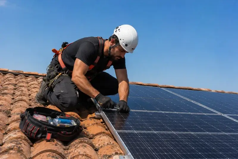 Maintenance et monitoring de panneaux solaires à Saint-Martin-des-Fontaines