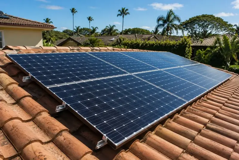 Installation de panneaux solaires à Saint-Martin-des-Fontaines